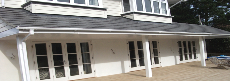 A beautiful completed deck/roofed verandah